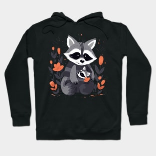 Raccoon Fathers Day Hoodie